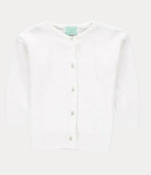 Julius Berger Cotton Cashmere Cardigan in White