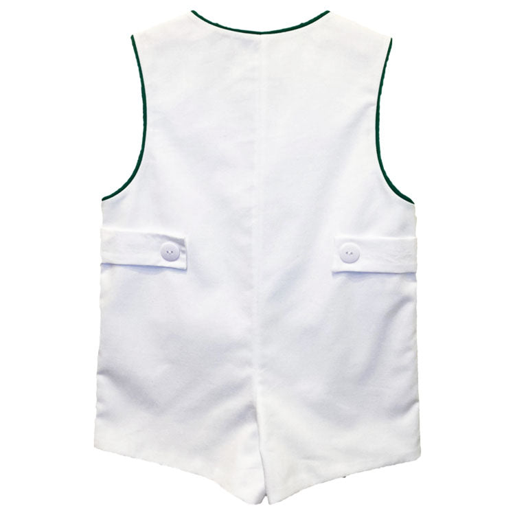 Embroidered Shamrock Shortall