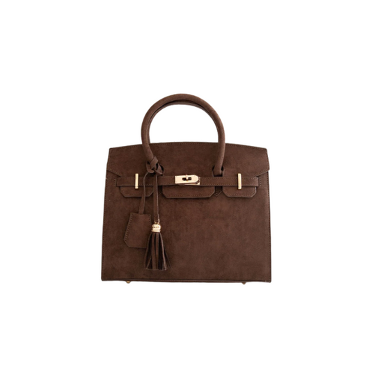 Lisi Lerch: Faux Suede Hangbag