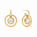 Load image into Gallery viewer, Julie Vos Astor 6-in-1 Charm Earring in Iridescent Clear Crystal
