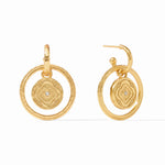 Load image into Gallery viewer, Julie Vos Astor 6-in-1 Charm Earring in Iridescent Clear Crystal
