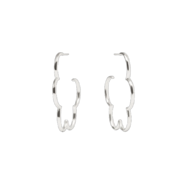 Julie Vos: Hoop Earring- Gardenia