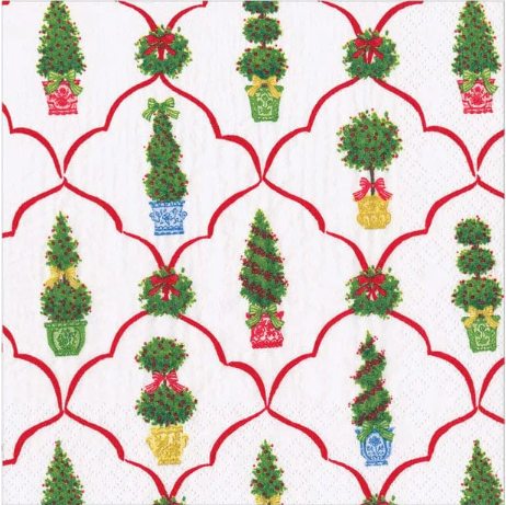 Caspari: Christmas Cocktail Napkins Assortment
