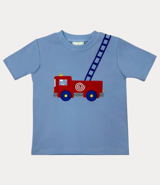 Zuccini Kids Harry's Play Tee with Firetruck