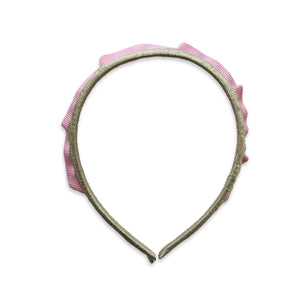 Eva's House Party Crown Headband in Gold & Light Pink