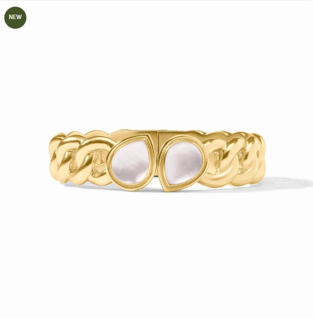 Julie Vos: Dolce Hinge Bangle (Multiple Colors Available)