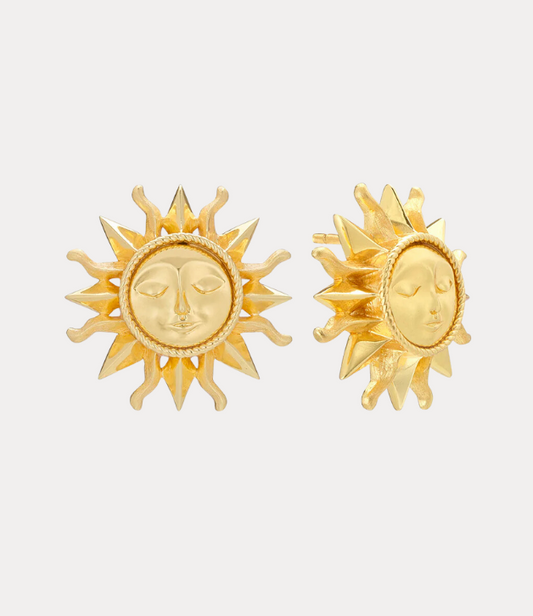 Capucine de Wulf Soleil Stud Earrings in Gold