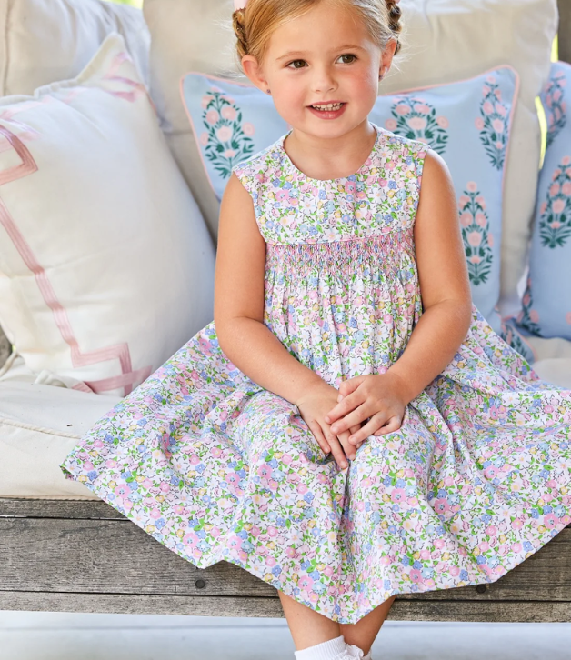 Little English Simply Smocked Dress - Cheekwood Floral
