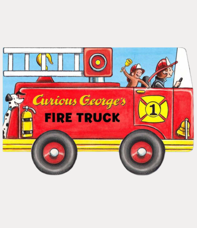 Curious George's Fire Truck (Mini Movers Shaped Board Books)