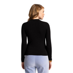 Load image into Gallery viewer, Frances Valentine Marie Long Sleeve Sweater Merino in Black
