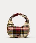 Load image into Gallery viewer, Frances Valentine Cece Hobo Bag in Wool Plaid
