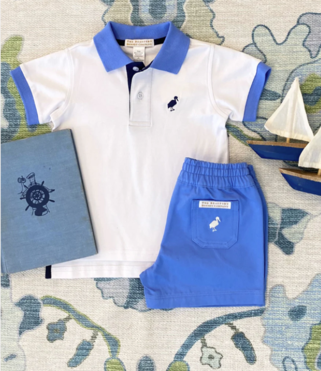 TBBC Prim & Proper Polo in Sunrise Blvd. Blue