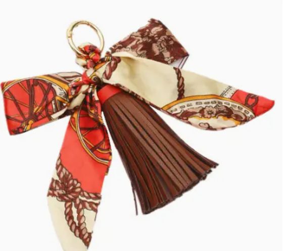 Mailibu Sugar: Tassel w/ Scarf Bag/Purse Charm