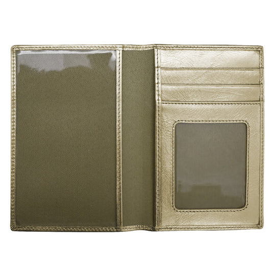 ili New York Passport Wallet in Gold