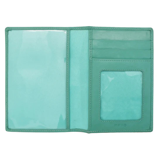 ili New York Passport Wallet in Turquoise