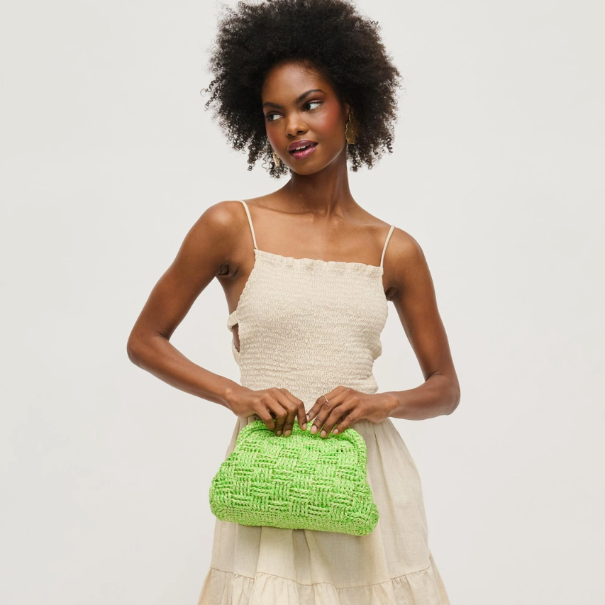 Urban Expressions Annie Clutch in Lime