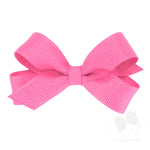 Load image into Gallery viewer, Wee Ones Tiny Classic Grosgrain Bow in Hot Pink
