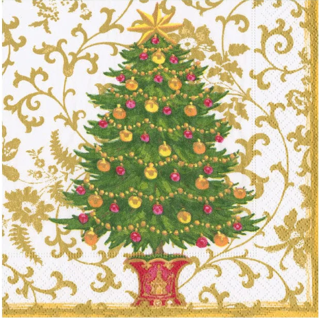 Caspari: Christmas Cocktail Napkins Assortment
