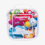 Load image into Gallery viewer, Lagoon Party Squirtie Baby Bath Toys
