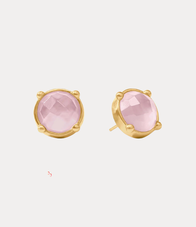 Julie Vos Honey Stud Earrings in Rose