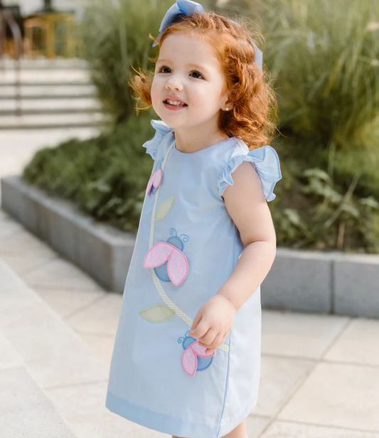 Zuccini Kids Sloane Dress with Ladybugs