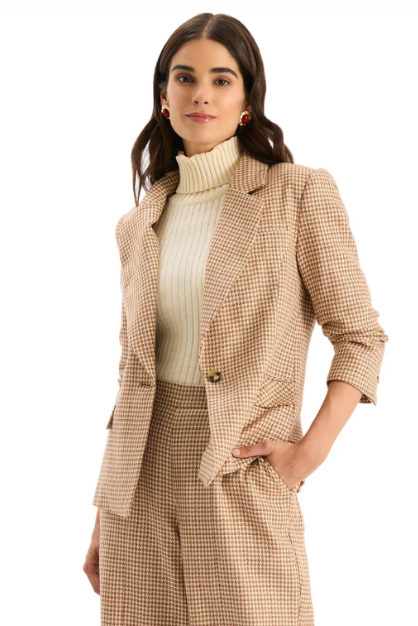 Tyler Boe: Houndstooth Blazer