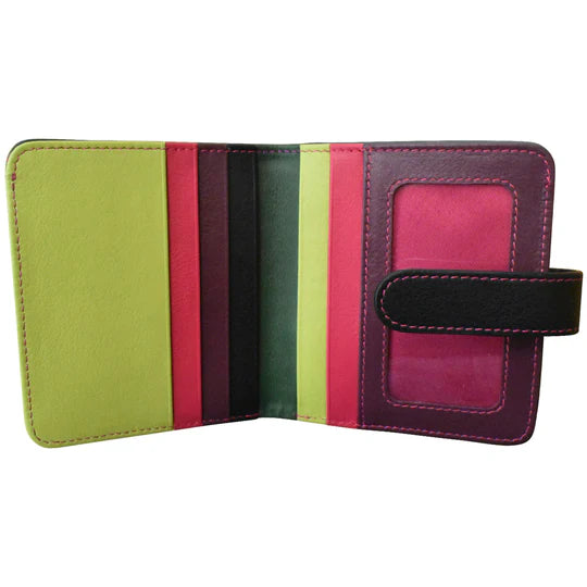 ili New York Bi-Fold Credit Card Wallet in Forest