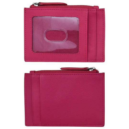 ili New York Zip ID Card Case in Pink