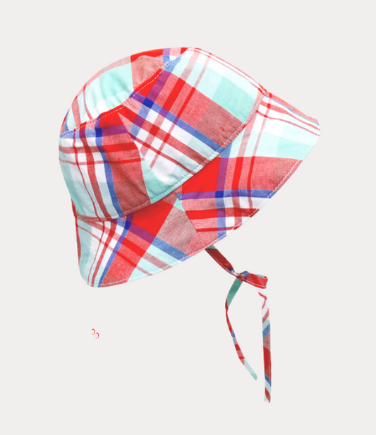 Zuccini Kids Barrett's Bucket Hat in Regatta Plaid