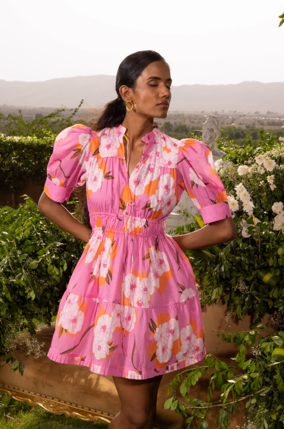 Beyond by VERA Alice Dress in Fuchsia