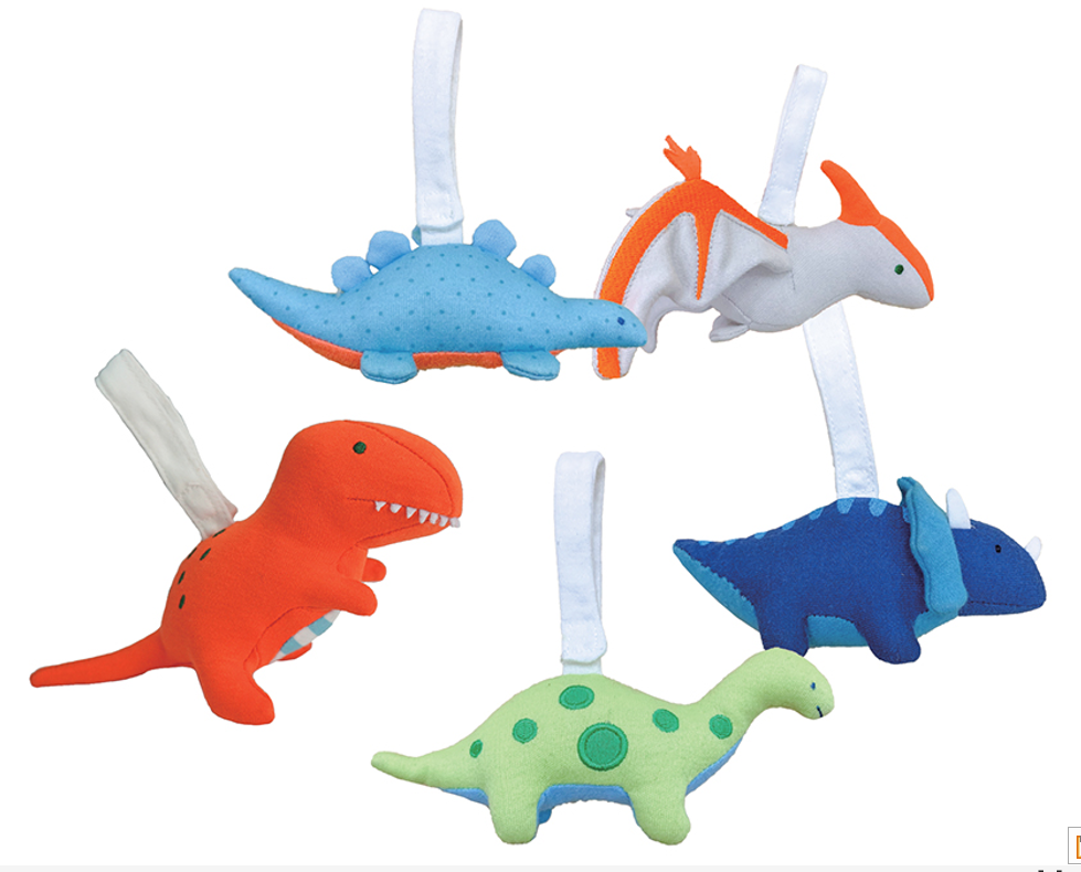 Wonder & Wise Dinosaur Rattles