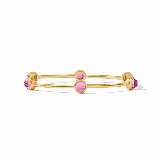 Julie Vos:Luxe Bangle -  Iridescent Tourmaline Pink 