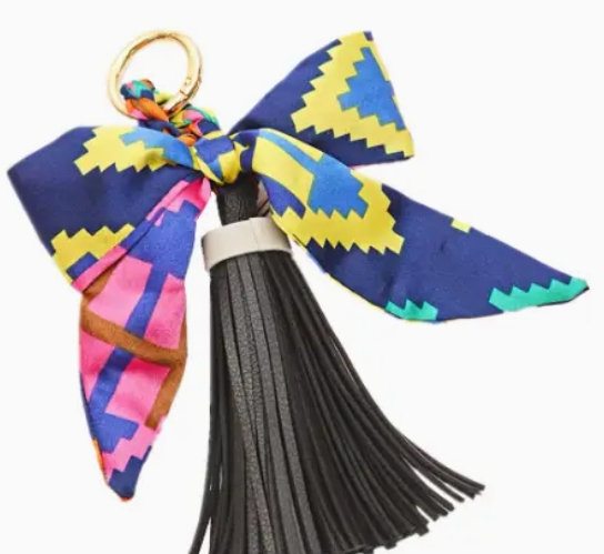 Mailibu Sugar: Tassel w/ Scarf Bag/Purse Charm
