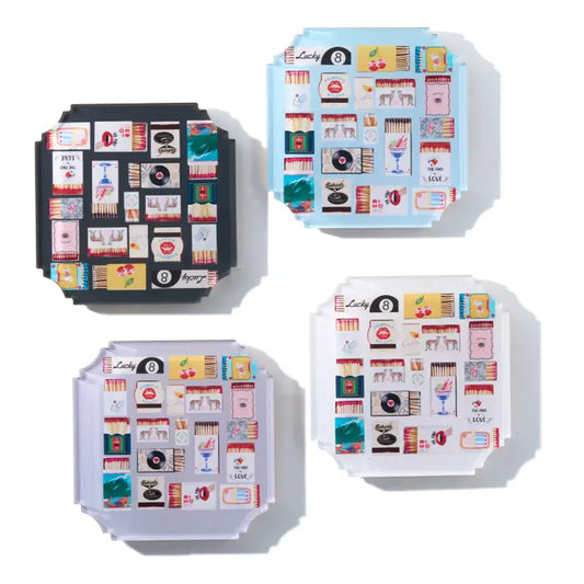 Maven Home Boxed Coaster Set in Match Boxes