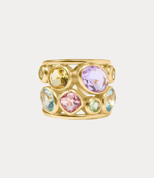 Julie Vos Kaleidoscope Statement Ring in Size 7