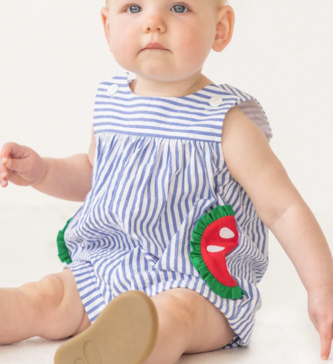 Florence Eiseman Watermelon Seersucker Romper