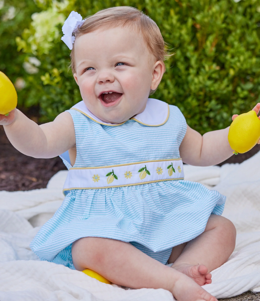 Little English Sleeveless Charlotte Bubble with Lemons