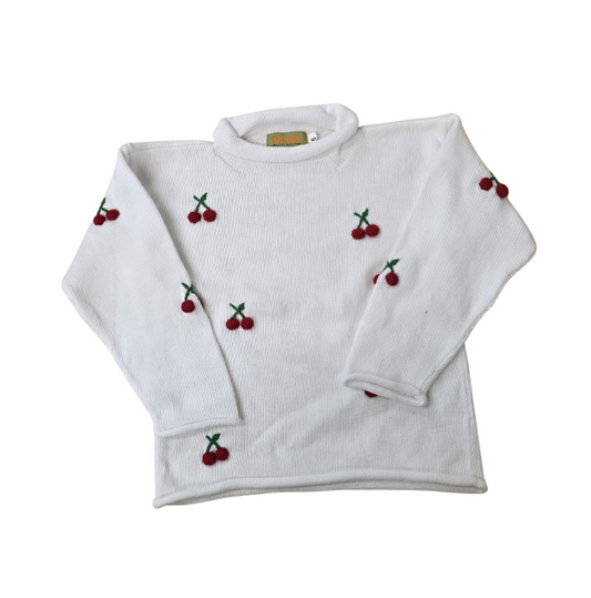 Claver: Cherry Roll Sweater