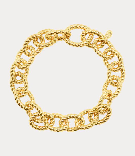 Capucine de Wulf Victoria Small Chain Bracelet, 8" in Gold