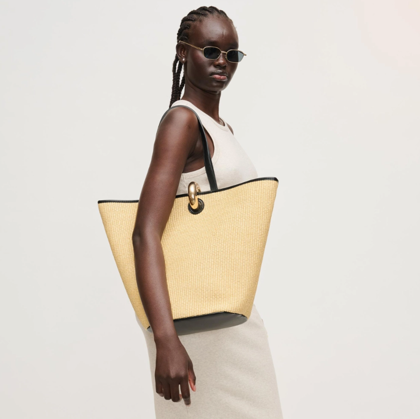 Urban Expressions Raelynn Tote in Natural Black