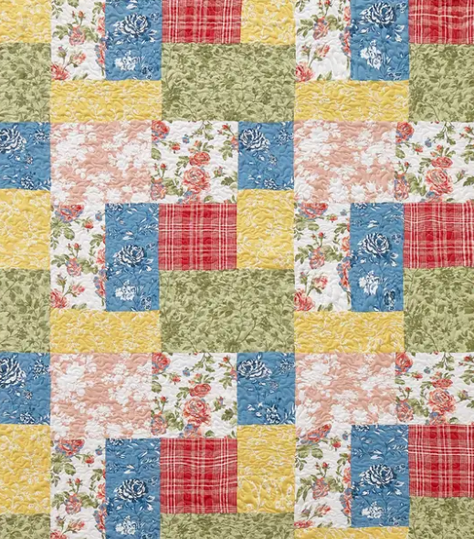 Farmhouse Floral Throw