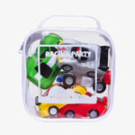 Load image into Gallery viewer, Race Car Party Squirtie Baby Bath Toys

