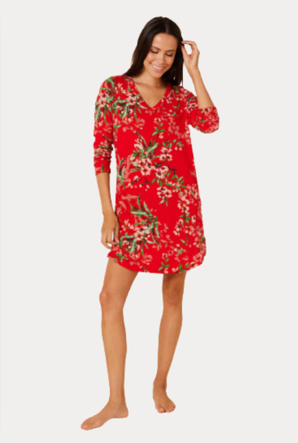 Cat's Pajamas: Long-Sleeved Sleep Shirt  (Pick your Print)