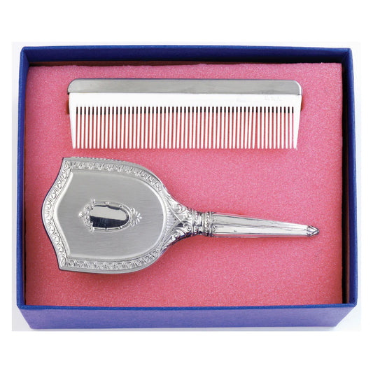 Salisbury Girl's Embossed Brush and Comb Gift Set