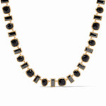 Load image into Gallery viewer, Julie Vos Antonia Tennis Necklace in Obsidian Black
