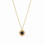 Load image into Gallery viewer, Julie Vos Astor Solitaire Necklace in Obsidian Black
