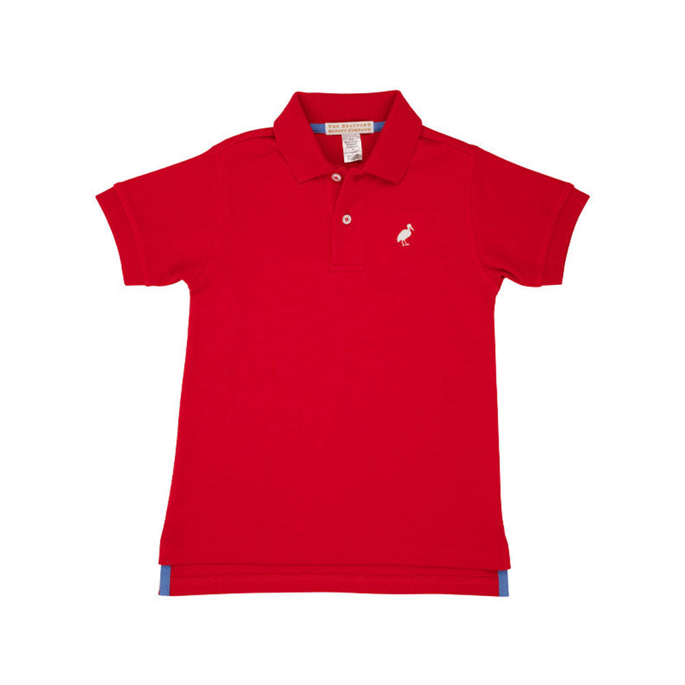 TBBC Prim & Proper Polo in Richmond Red