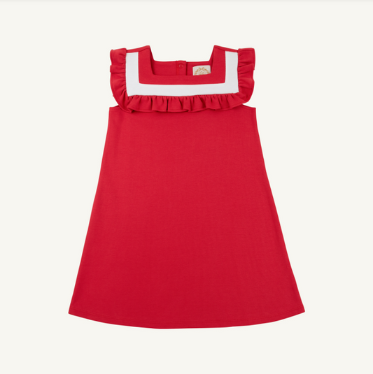The Beaufort Bonnet Company Darla Dress in Richmond Red