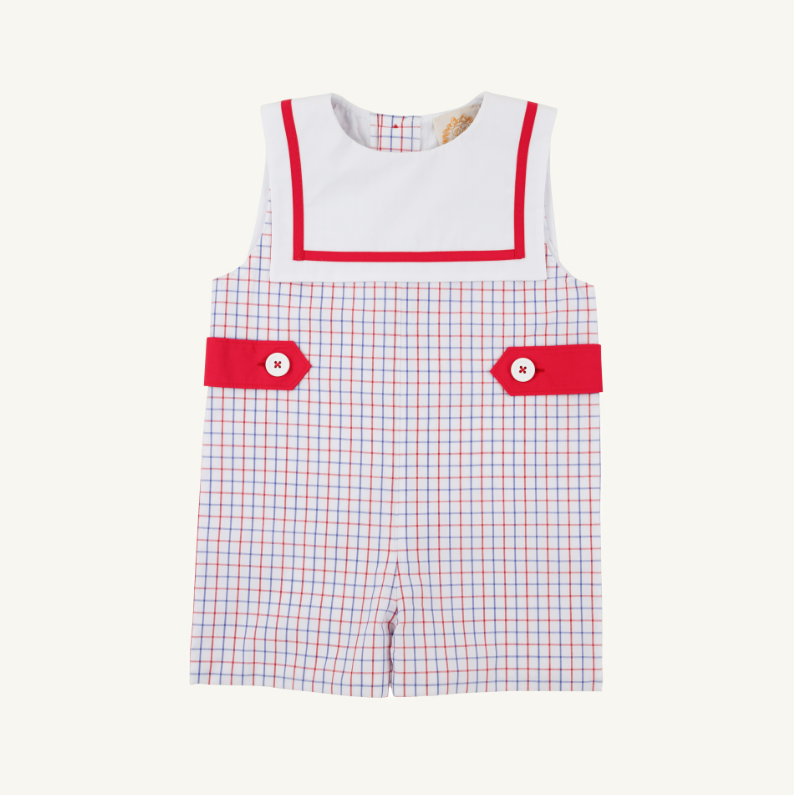 The Beaufort Bonnet Company Townes Top Sail Jon Jon in Lake Powell Plaid