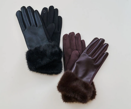 Kelly Kouri Leather Gloves